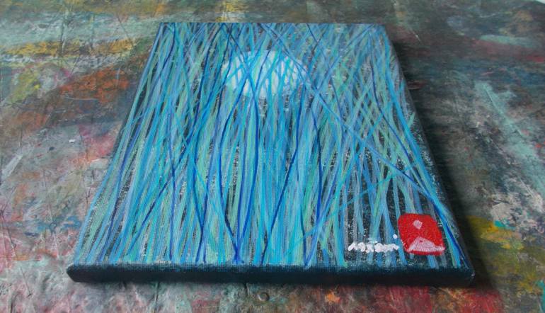 Original Minimalism Landscape Painting by Nartana Thomas Holzweiler