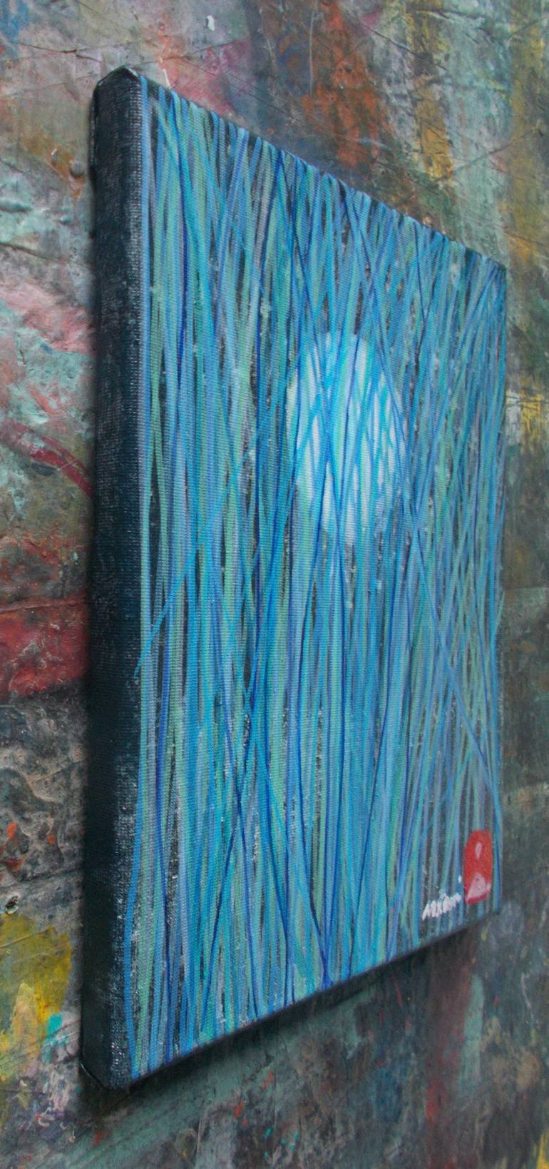 Original Minimalism Landscape Painting by Nartana Thomas Holzweiler