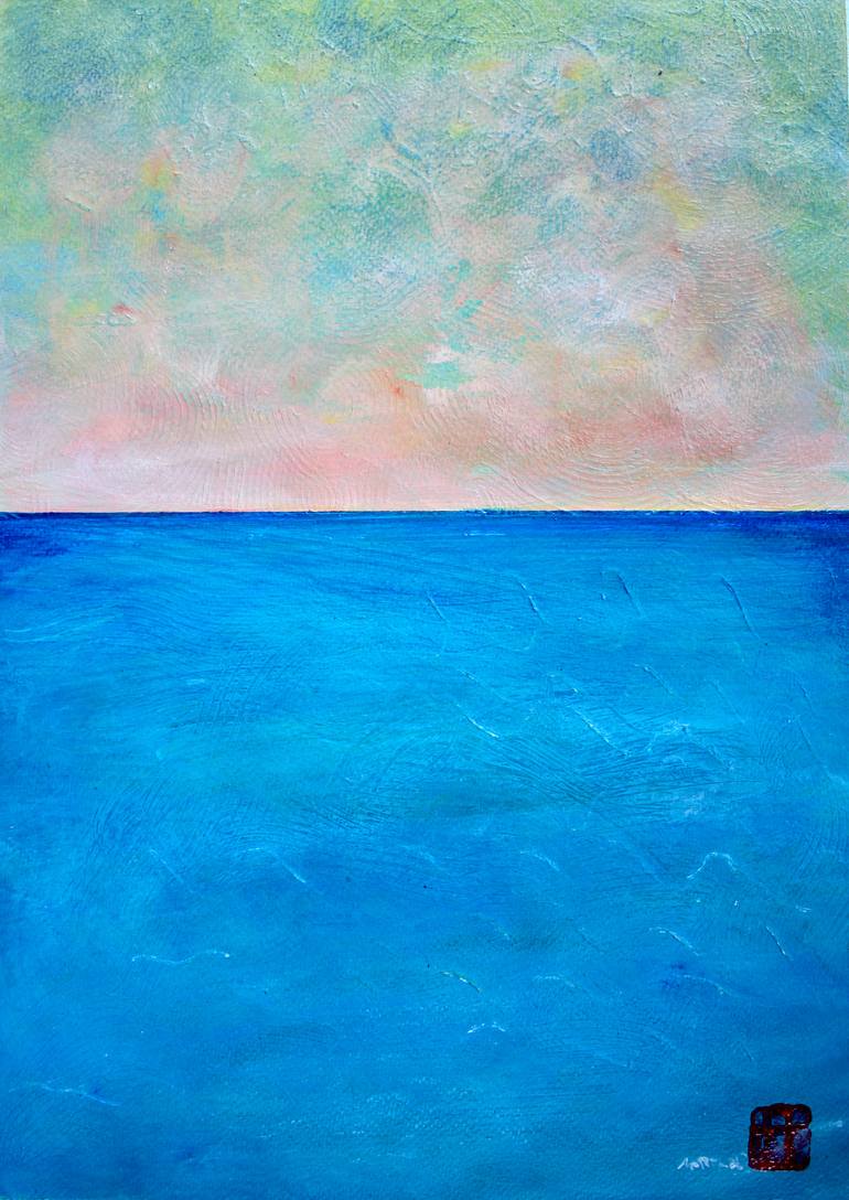 Original Minimalism Landscape Painting by Nartana Thomas Holzweiler