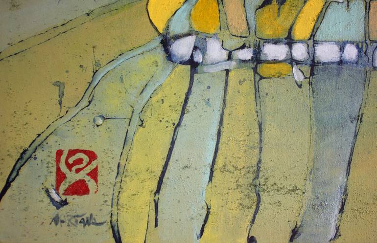 Original Abstract Painting by Nartana Thomas Holzweiler