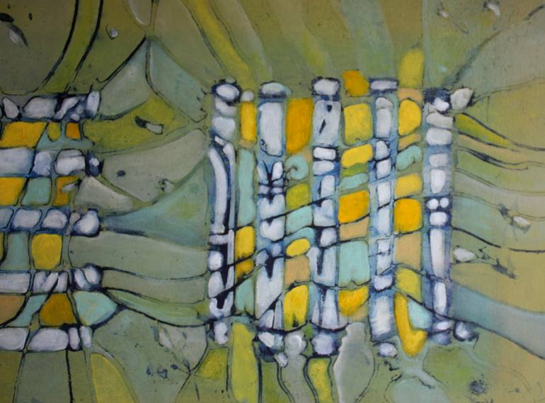 Original Abstract Painting by Nartana Thomas Holzweiler