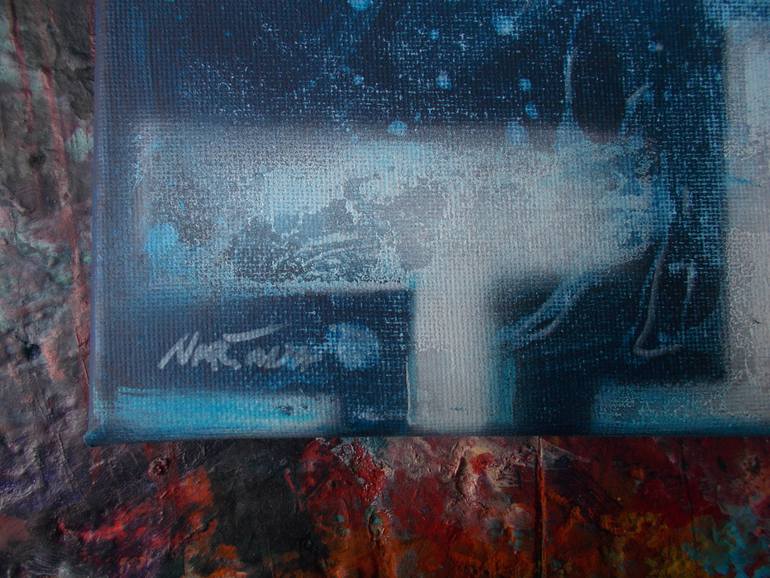 Original Fauvism Abstract Painting by Nartana Thomas Holzweiler