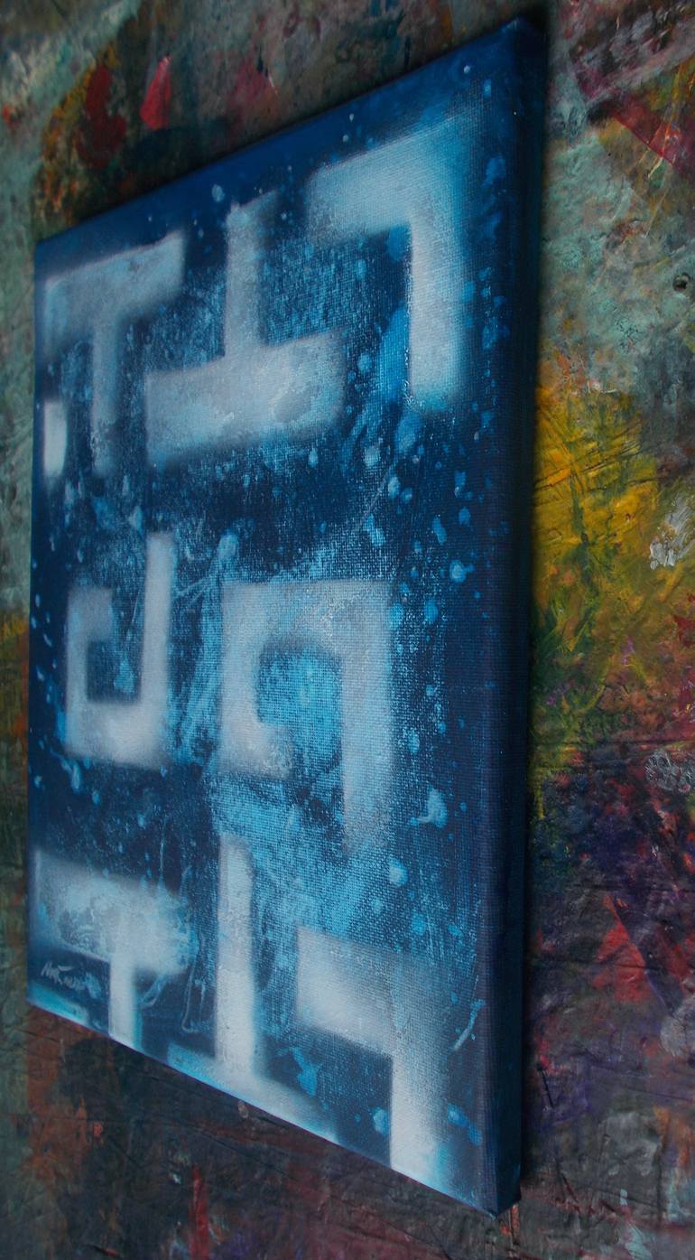 Original Fauvism Abstract Painting by Nartana Thomas Holzweiler