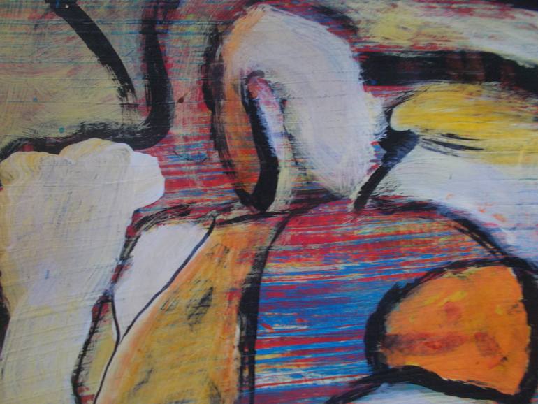 Original Abstract Expressionism Abstract Painting by Nartana Thomas Holzweiler