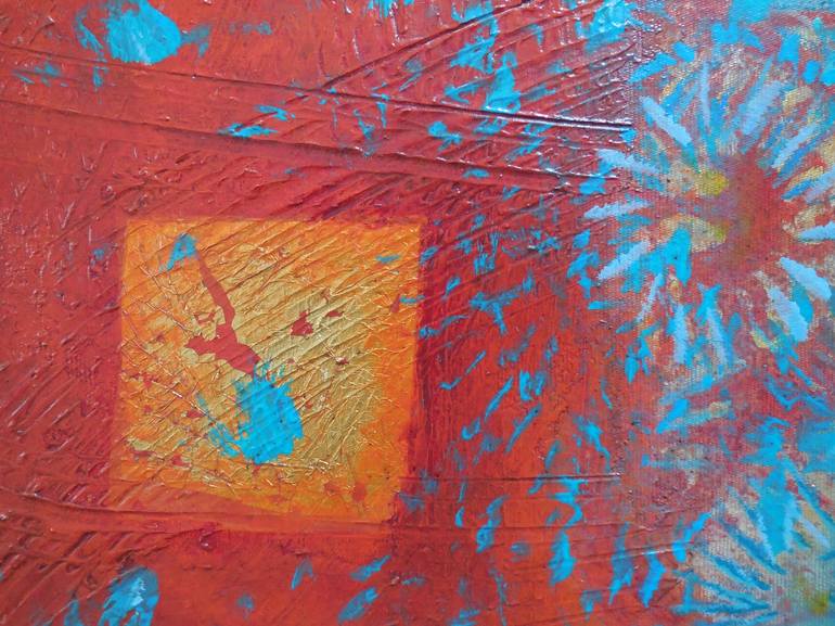 Original Abstract Fantasy Painting by Nartana Thomas Holzweiler