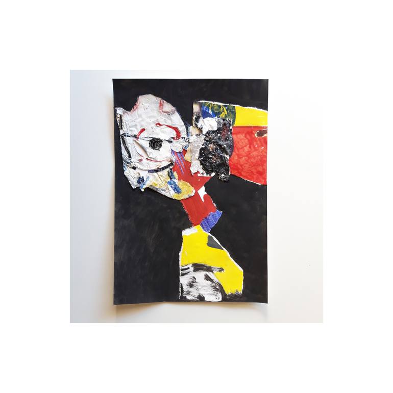 Original Expressionism Abstract Painting by Cinzia Cremonesi Adam A