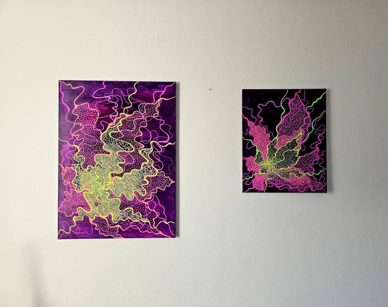 Original Abstract Painting by Vladyslav Lebedynskyi | Abstract Expressionism Art on Canvas | Diptych / Wall Art Set