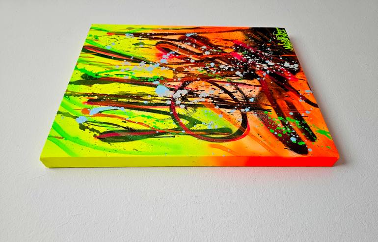 Original Abstract Graffiti Painting by Marsik Art