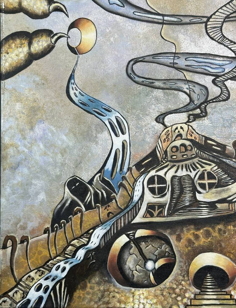 Original Figurative Fantasy Painting by Erol YıLdıRıM