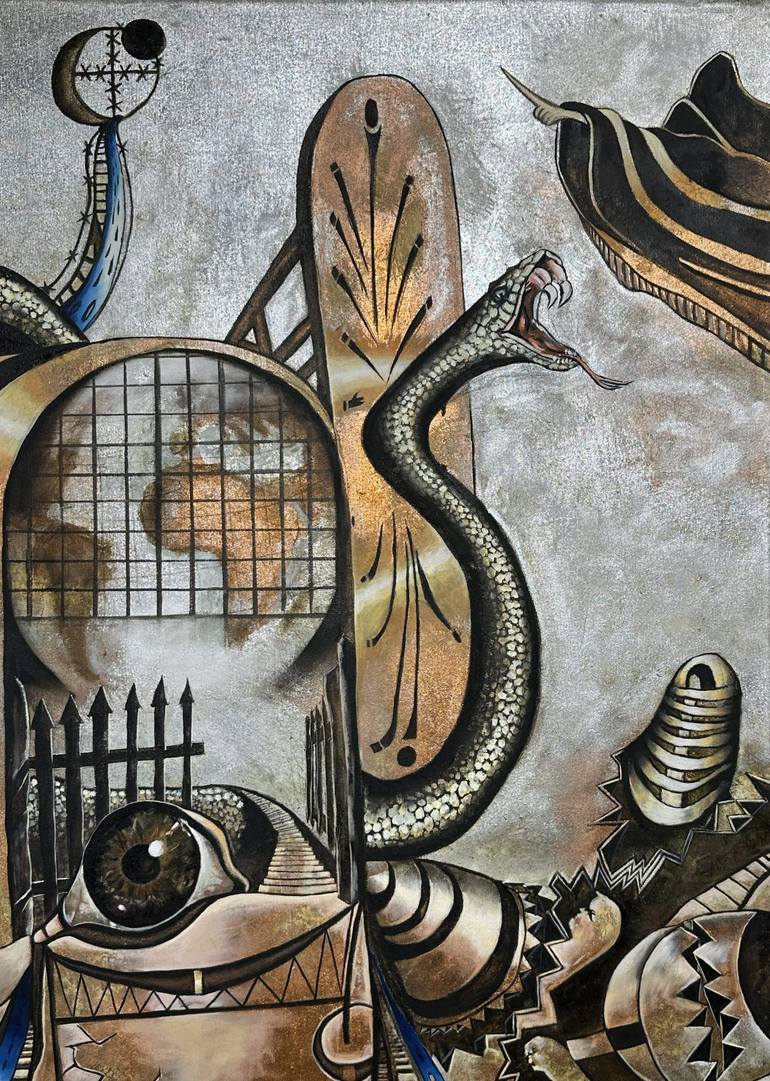 Original Figurative Fantasy Painting by Erol YıLdıRıM