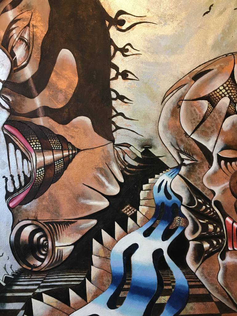Original Expressionism Abstract Painting by Erol YıLdıRıM