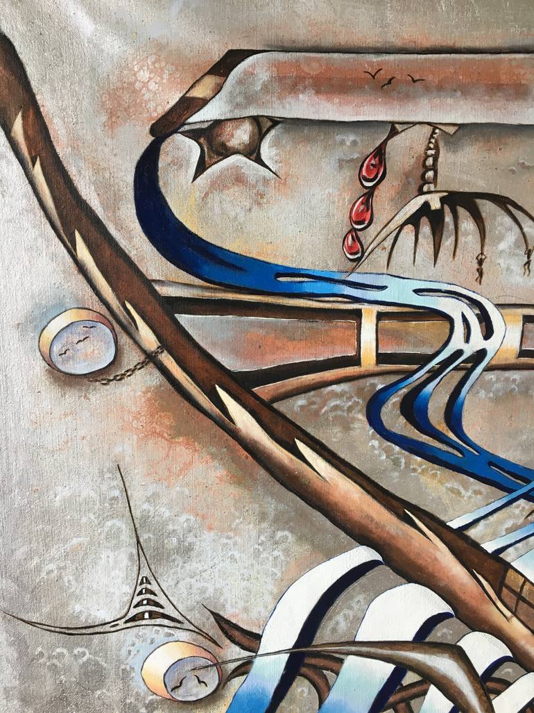 Original Figurative Abstract Painting by Erol YıLdıRıM