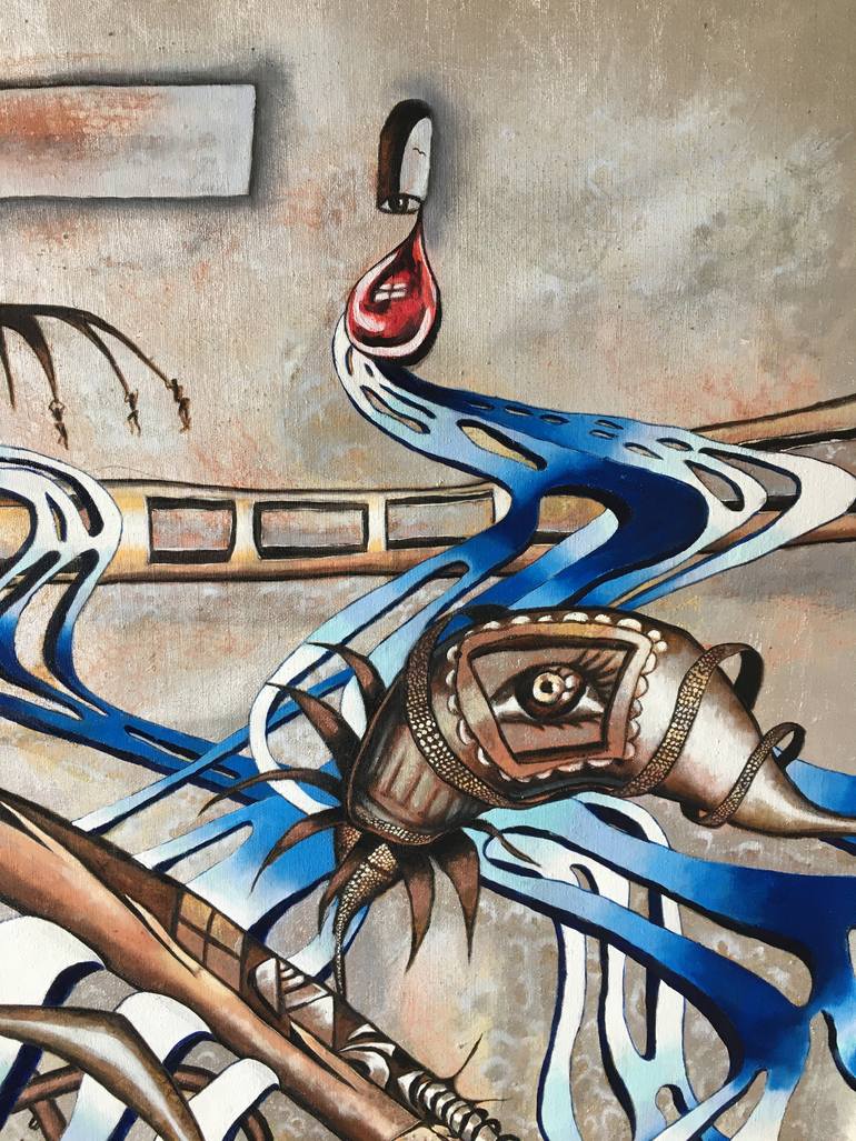 Original Figurative Abstract Painting by Erol YıLdıRıM