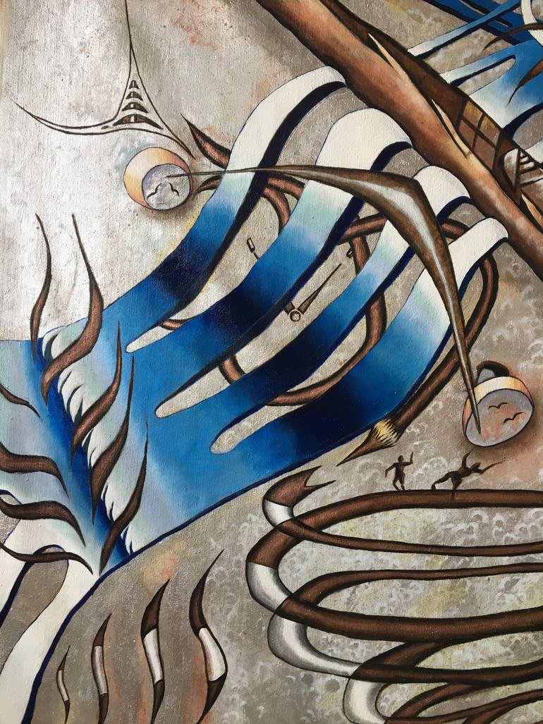 Original Figurative Abstract Painting by Erol YıLdıRıM