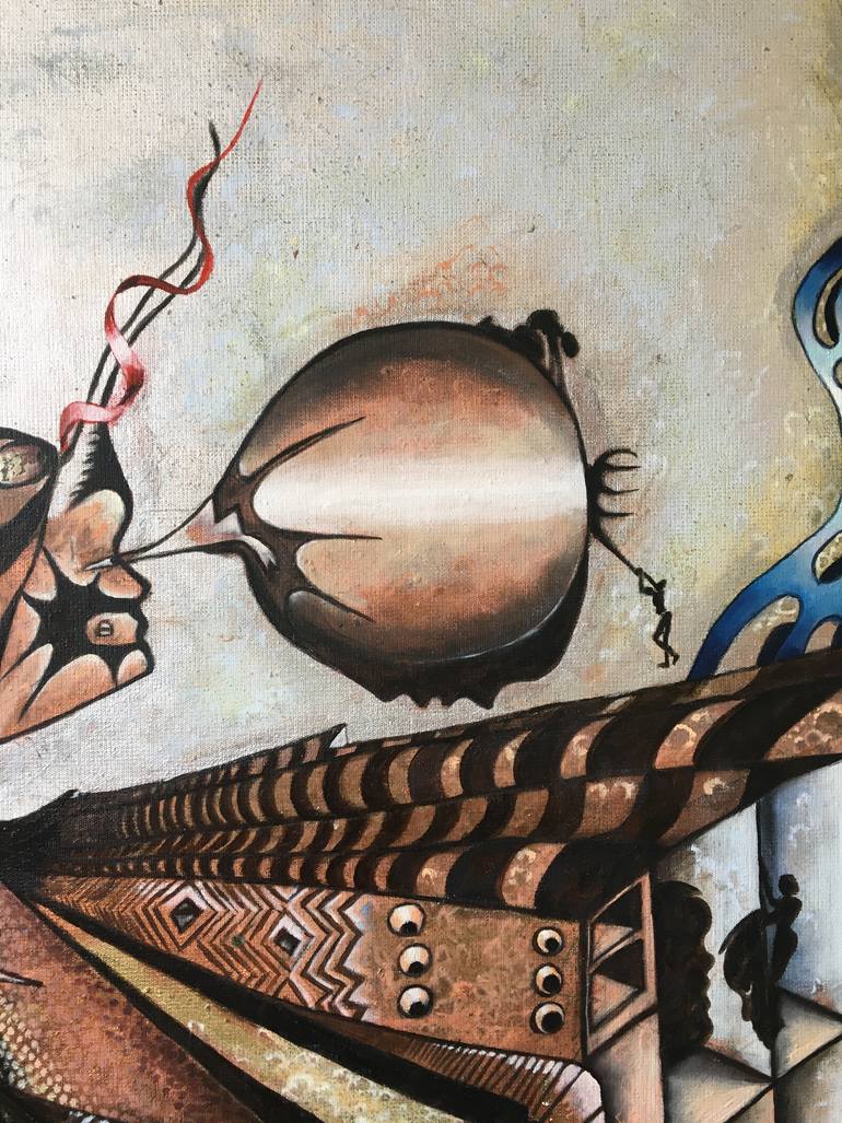 Original Figurative Abstract Painting by Erol YıLdıRıM