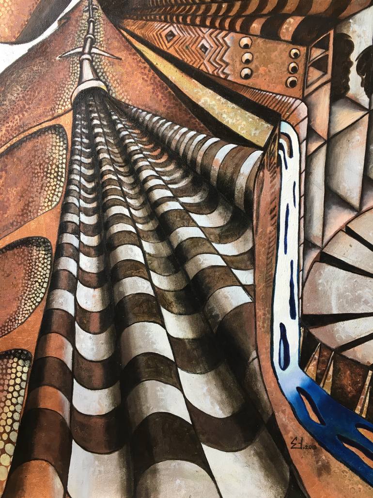 Original Figurative Abstract Painting by Erol YıLdıRıM