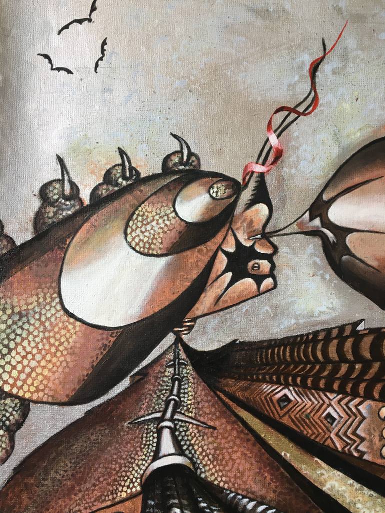 Original Figurative Abstract Painting by Erol YıLdıRıM