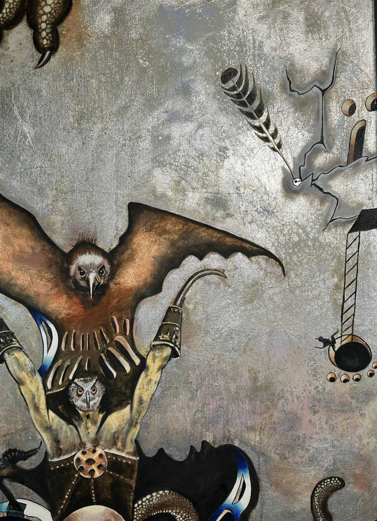 Original Figurative Fantasy Painting by Erol YıLdıRıM