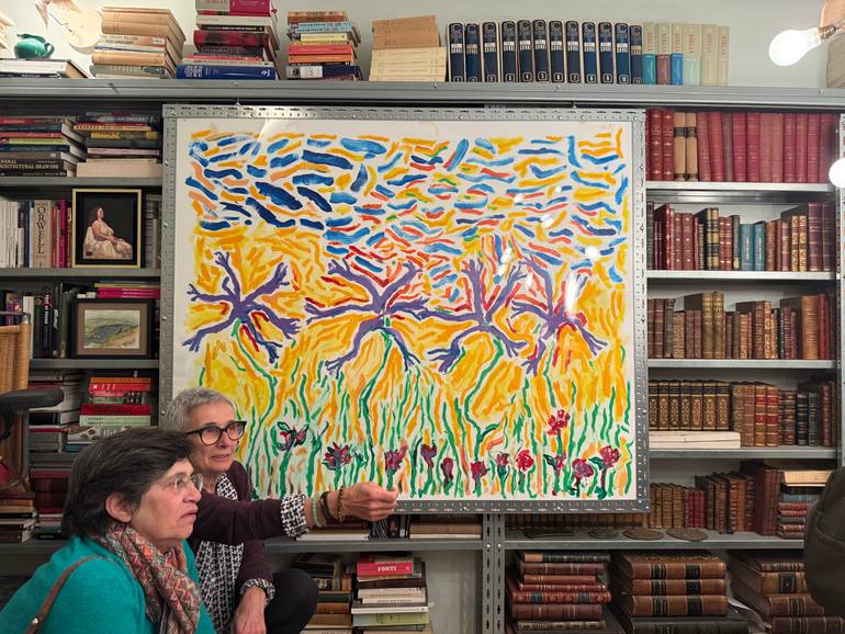 Original Expressionism Nature Painting by Kasimir De Dalmau Oriol