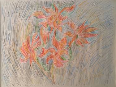 Original Abstract Expressionism Botanic Drawings by Kasimir De Dalmau Oriol