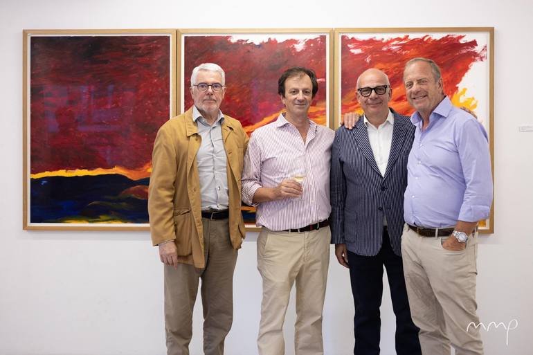 Original Abstract Expressionism Landscape Painting by Kasimir De Dalmau Oriol