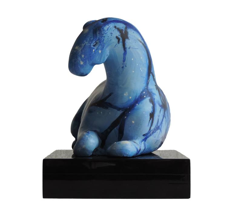 Original Abstract Horse Sculpture by Laura Figueroa