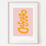 Reflections: Form in Orange by Michele Bury  Bluo Studio