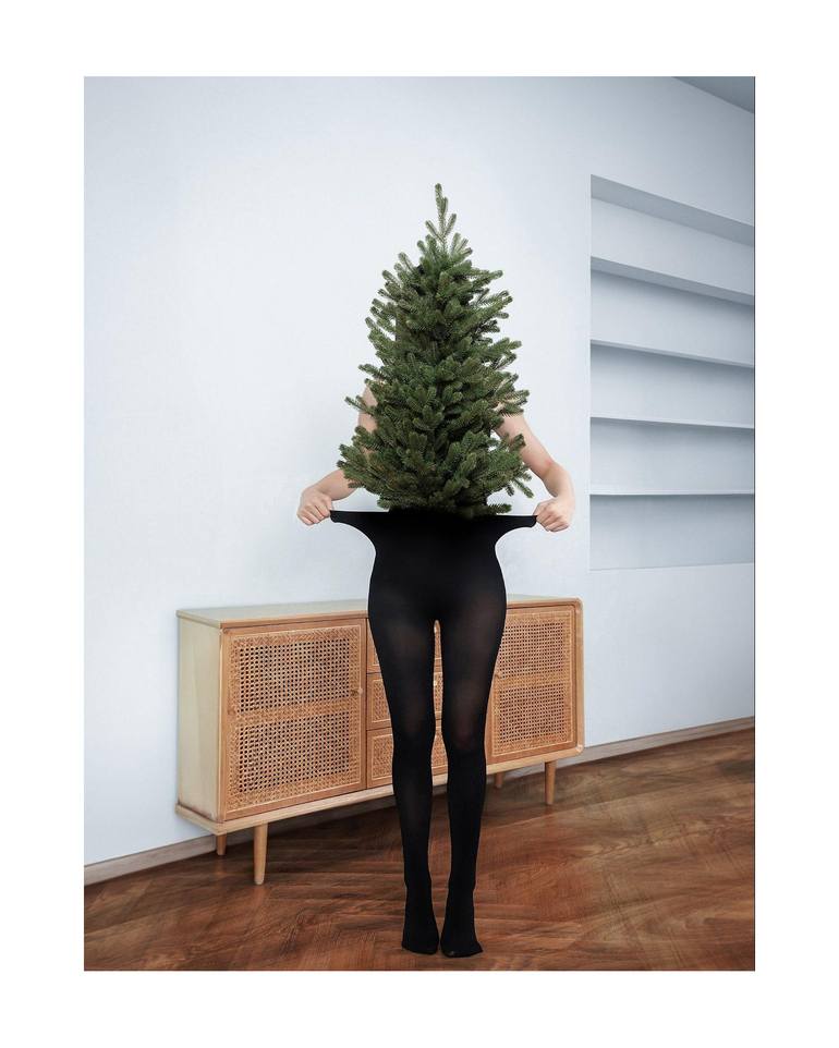 Original People Photography by Serhii Fett | Conceptual Art on Paper | Happy New Year