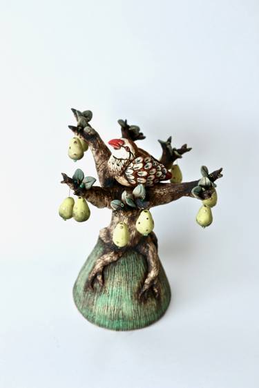 Saatchi Art Artist Lesley Anne Greene; Sculpture, “Partridge in a pear tree” #art