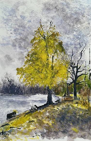 Original Contemporary Landscape Painting by Vladimir Kezerashvili