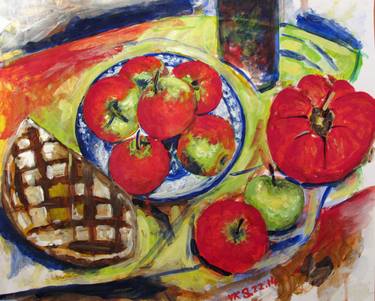 Print of Expressionism Still Life Paintings by Vladimir Kezerashvili