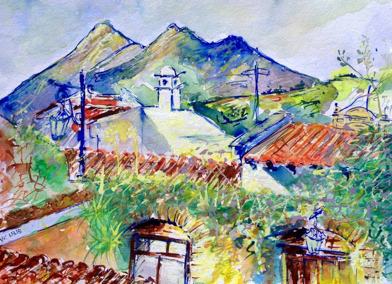 Antigua 02 Painting by V Kezerashvili | Saatchi Art