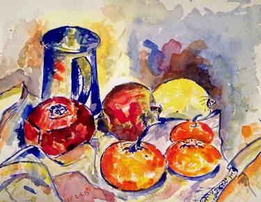 Print of Abstract Still Life Paintings by V Kezerashvili