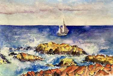 Original Expressionism Seascape Paintings by Vladimir Kezerashvili
