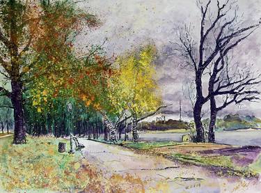 Original Modern Landscape Paintings by Vladimir Kezerashvili