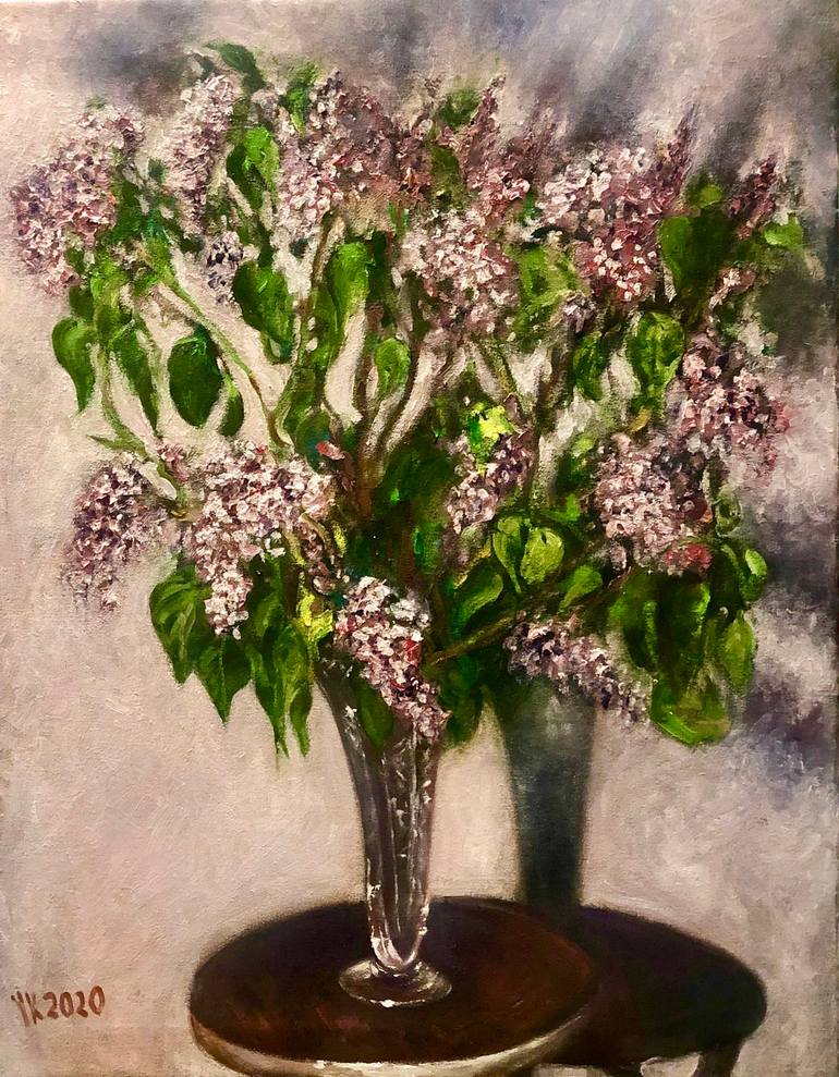Lilac Painting by V Kezerashvili | Saatchi Art