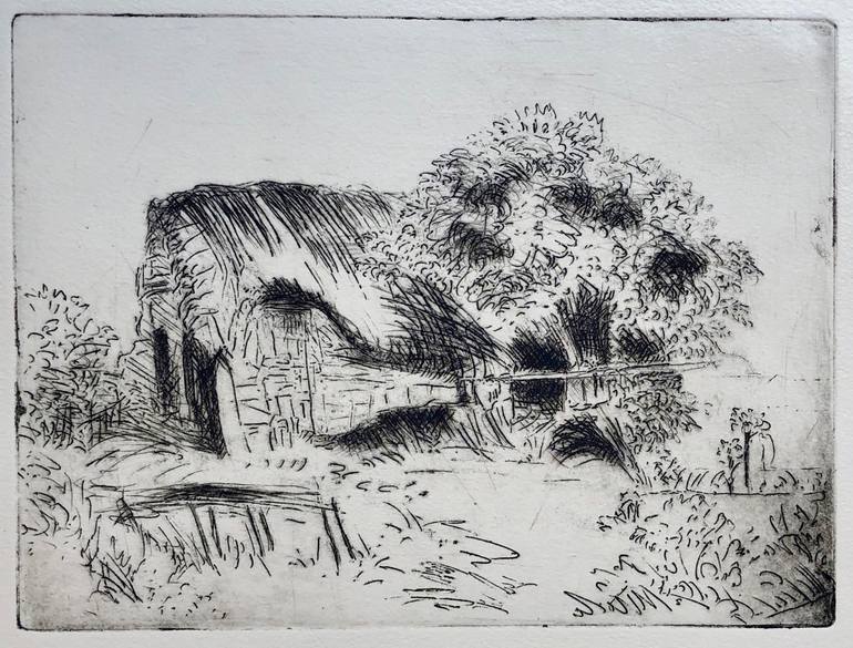 Original Realism Landscape Printmaking by V Kezerashvili