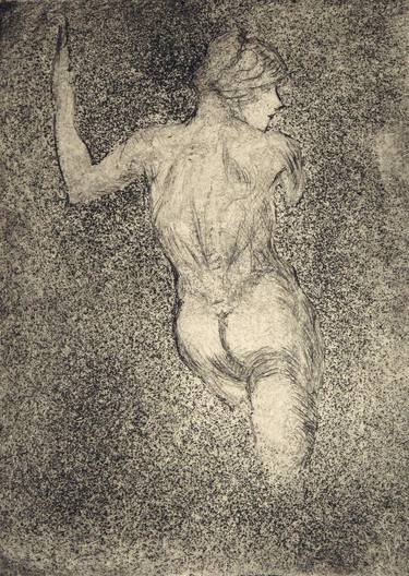 Original Realism Nude Printmaking by Vladimir Kezerashvili