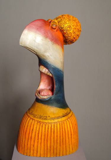 Supporter, ceramic sculpture thumb