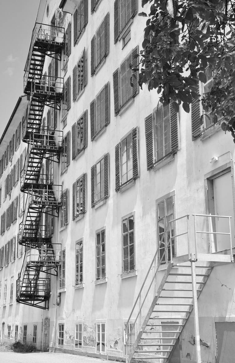 Original Architecture Photography by Caroline Cerar | Contemporary Art on Paper | Entrance and Escape