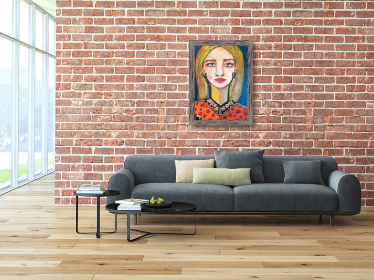 Original Expressionism Women Painting by Sónia Queimado-Lima