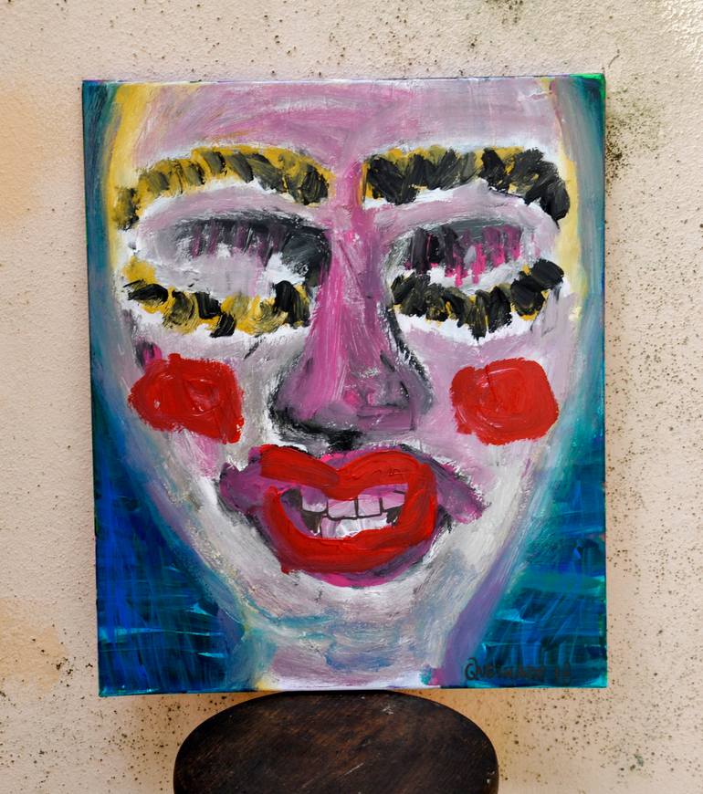 Original Expressionism Cinema Painting by Sónia Queimado-Lima