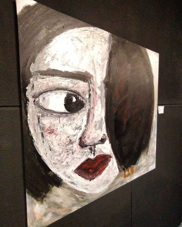 Original Expressionism People Painting by Sónia Queimado-Lima