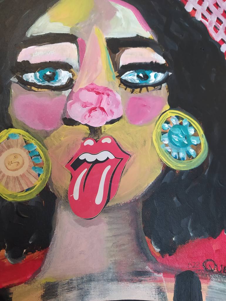 Original Pop Culture/Celebrity Painting by Sónia Queimado-Lima