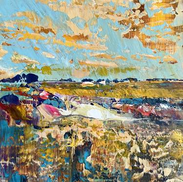 Original Abstract Expressionism Landscape Paintings by Peter Meijer