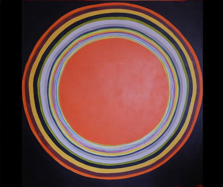 27 circles Painting by Pablo Navarro Hevia | Saatchi Art