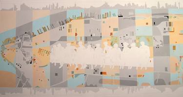 Print of Cities Paintings by Liliana Miguel Sanz