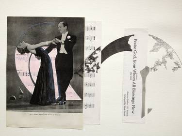 Original Abstract Expressionism Cinema Collage by Liliana Miguel Sanz