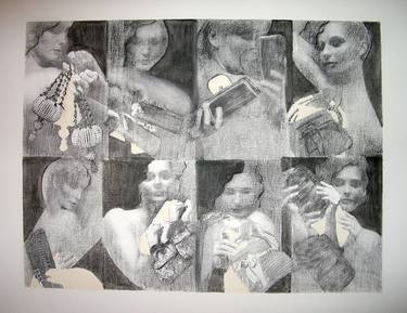 Print of Realism Women Paintings by Liliana Miguel Sanz