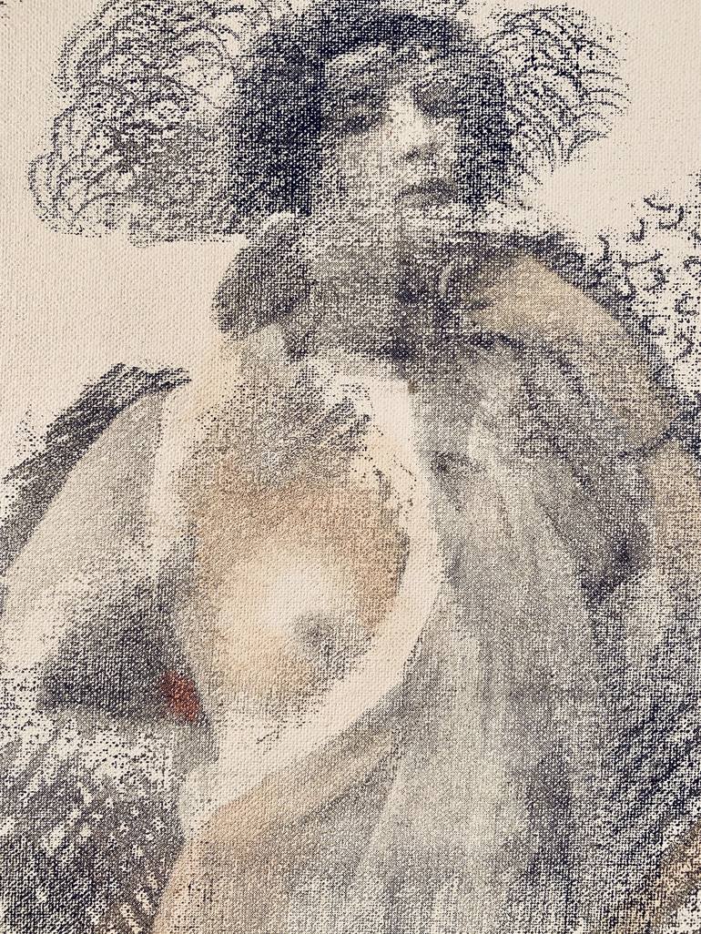 Original Impressionism Nude Painting by Liliana Miguel Sanz
